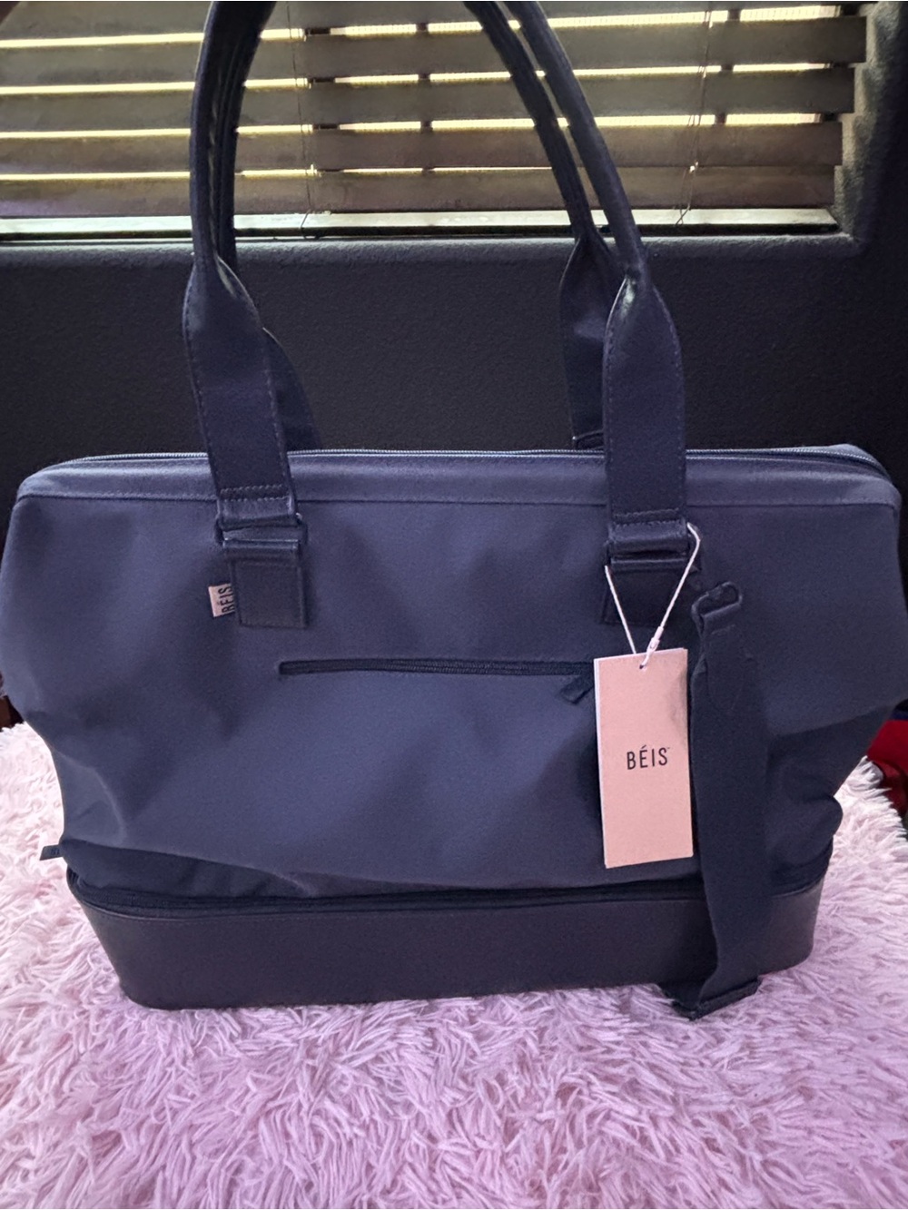 Beis The Weekender Travel Bag Navy color
